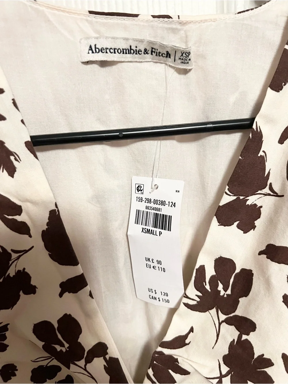 NWT Abercrombie & Fitch twist front Maxi Dress